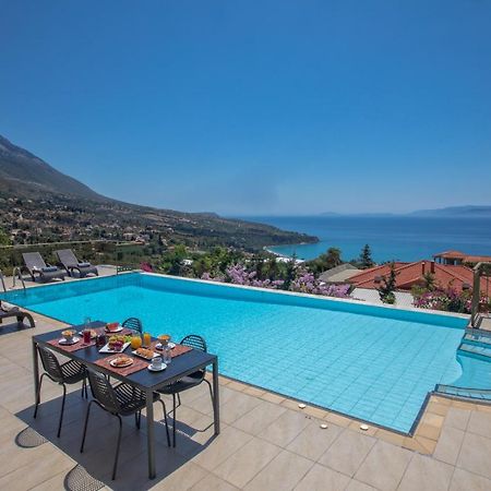 Lourdas Beach View Villa Vlachata Luaran gambar
