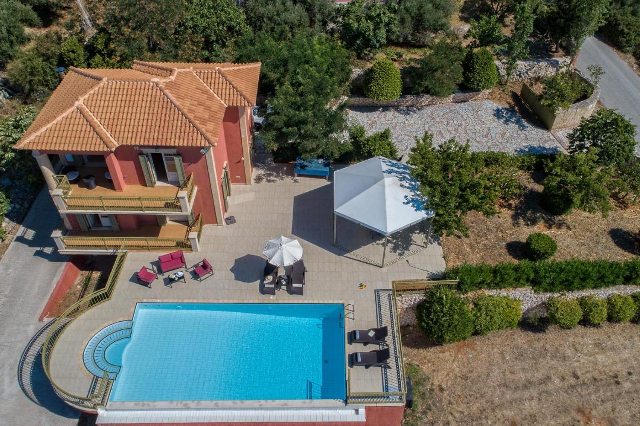 Lourdas Beach View Villa Vlachata Luaran gambar