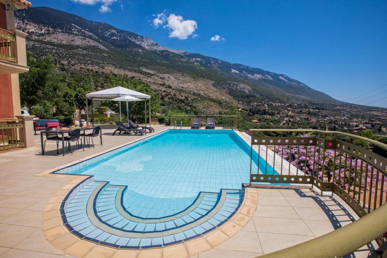 Lourdas Beach View Villa Vlachata Luaran gambar