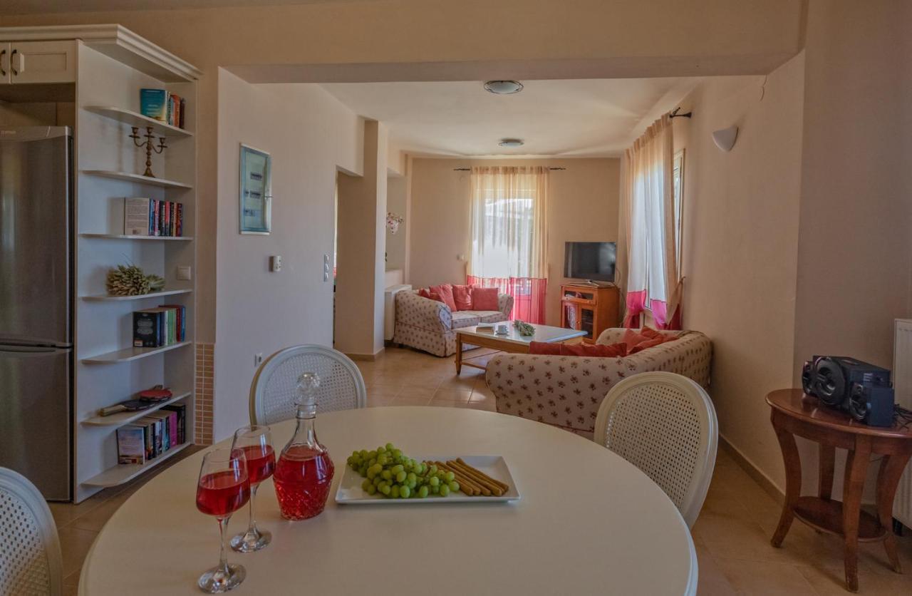 Lourdas Beach View Villa Vlachata Luaran gambar