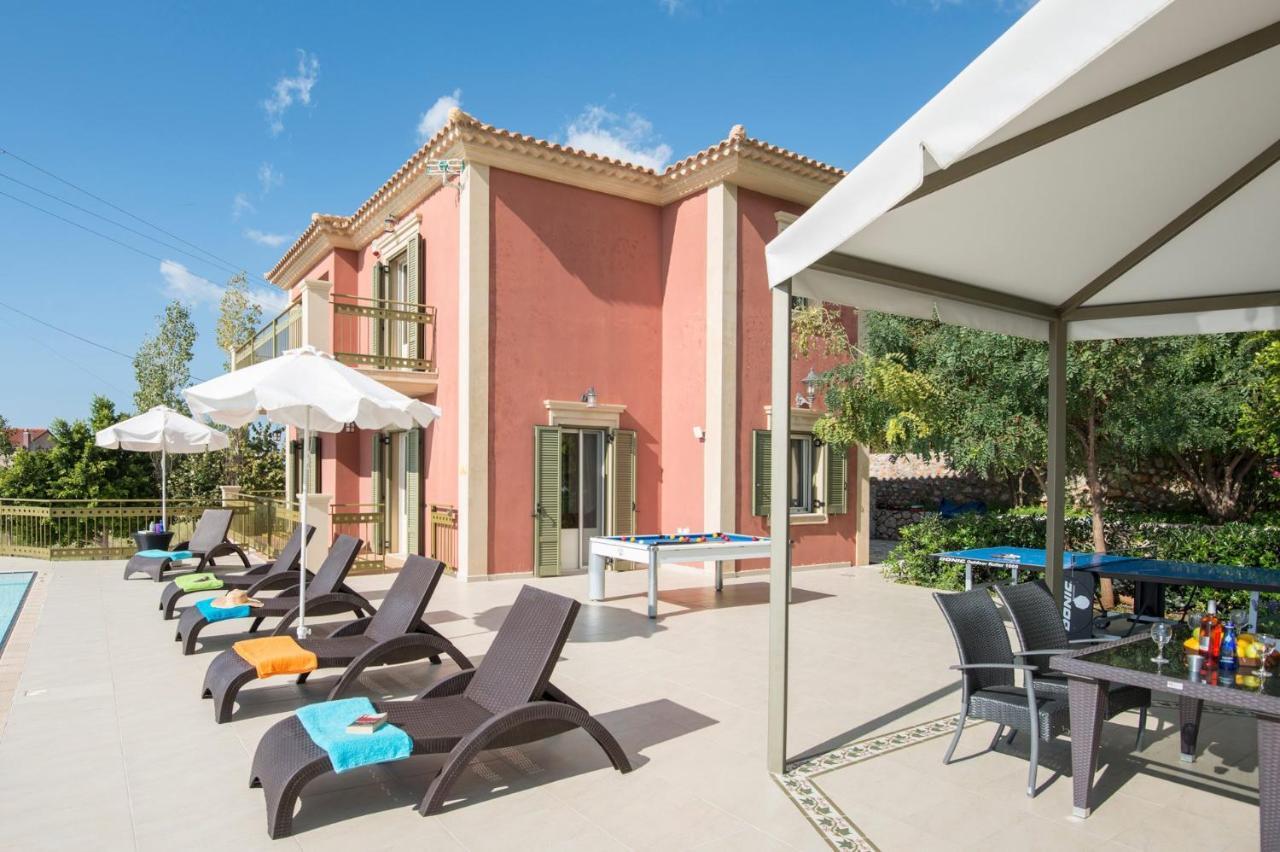 Lourdas Beach View Villa Vlachata Luaran gambar