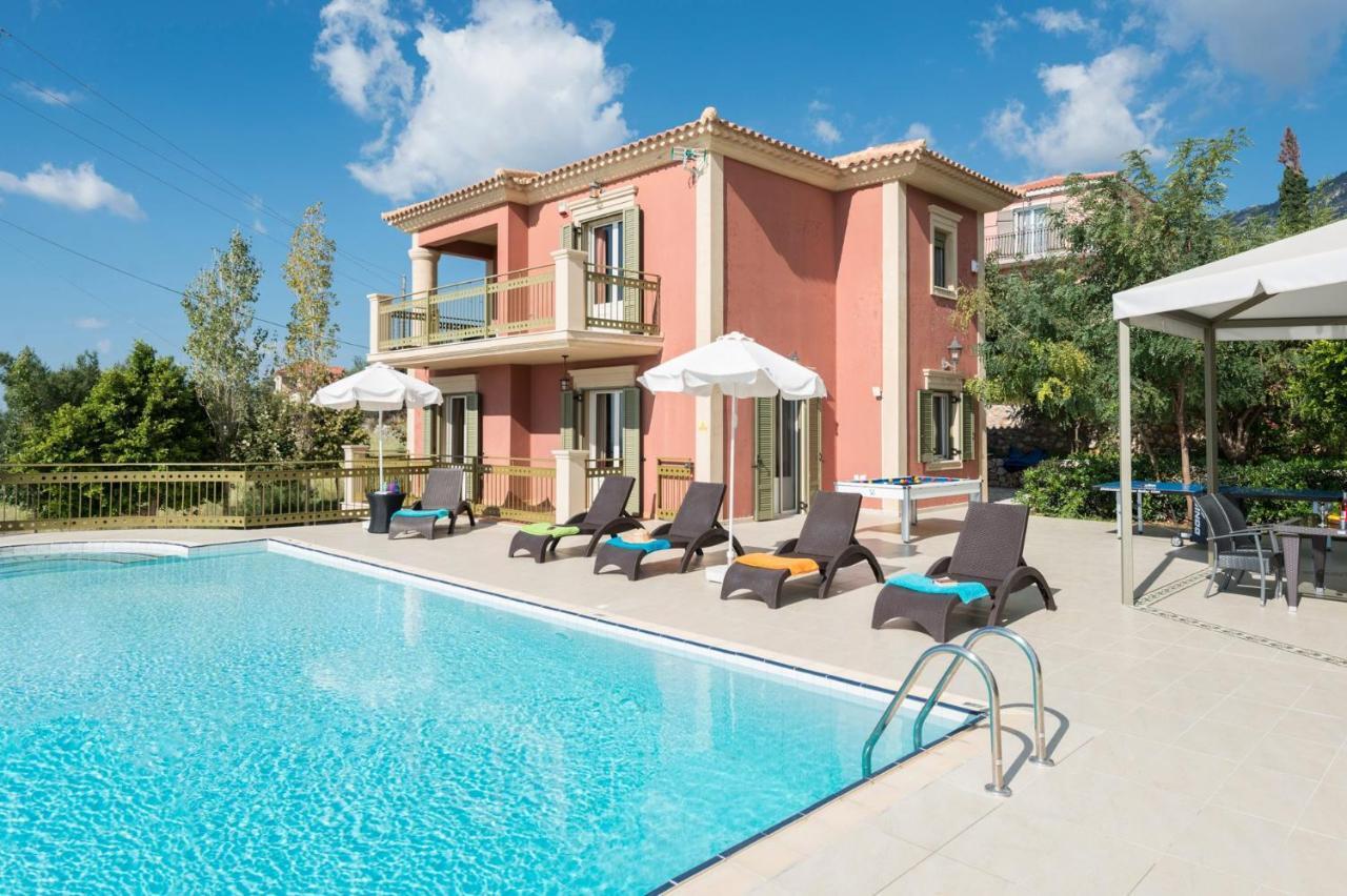 Lourdas Beach View Villa Vlachata Luaran gambar