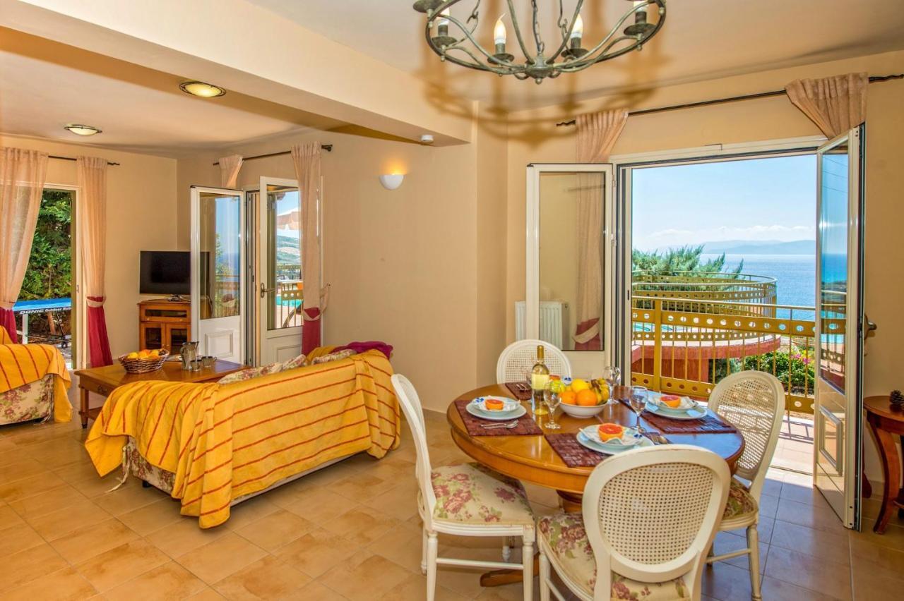 Lourdas Beach View Villa Vlachata Luaran gambar