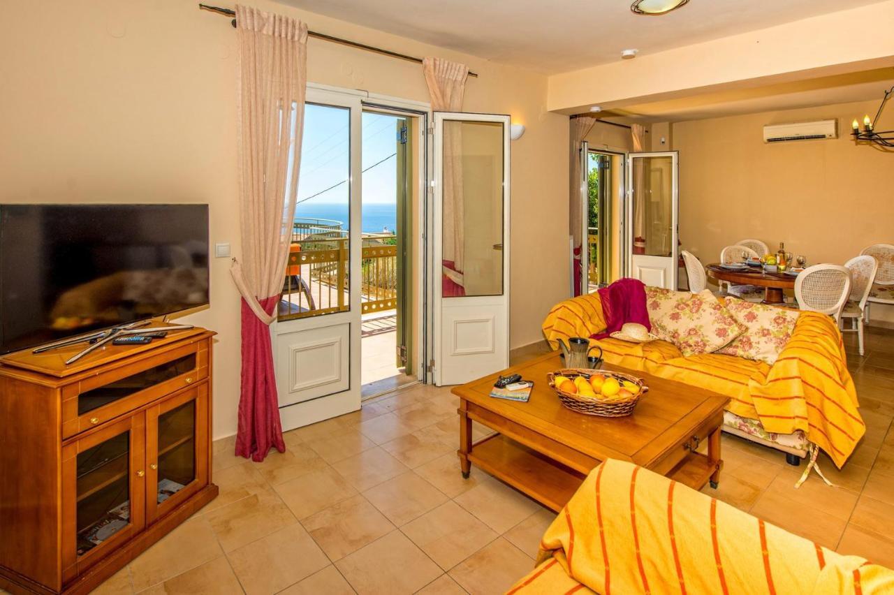Lourdas Beach View Villa Vlachata Luaran gambar